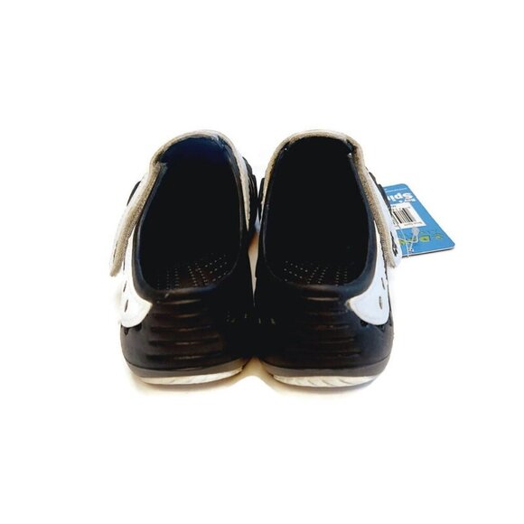 Dawgs Spirit Youth Boys Size 11 Black White Water Light All Terrain Slip On Shoe - Picture 8 of 10